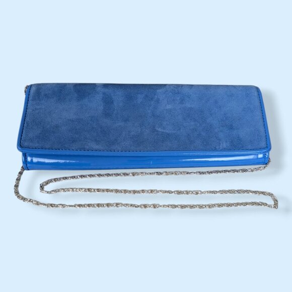 Aldo Blue Rectangular Convertible Purse - Picture 1 of 9